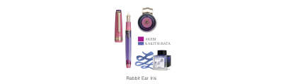Sailor Pro Gear Slim Manyo 2 Rabbit Ear iris Vulpen Medium 14k