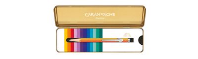 Caran d'Ache 849 COLOUR TREASURE WARM RAINBOW Balpen (Limited Edition)